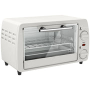 Mini Forno da Tavolo 36;5x26x22 cm 750 W con Teglia; Griglia e Temperatura fino a 230°C