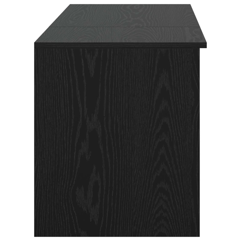 Set di mobili per il bagno 2 pcs Rovere Nero 3403937
