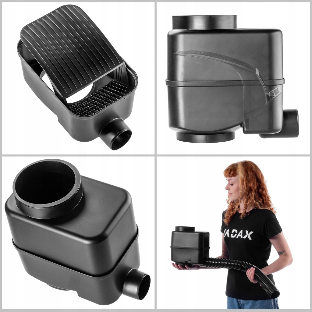 Serbatoio per acqua piovana KADAX da 250 litri, set modulare in plastica.