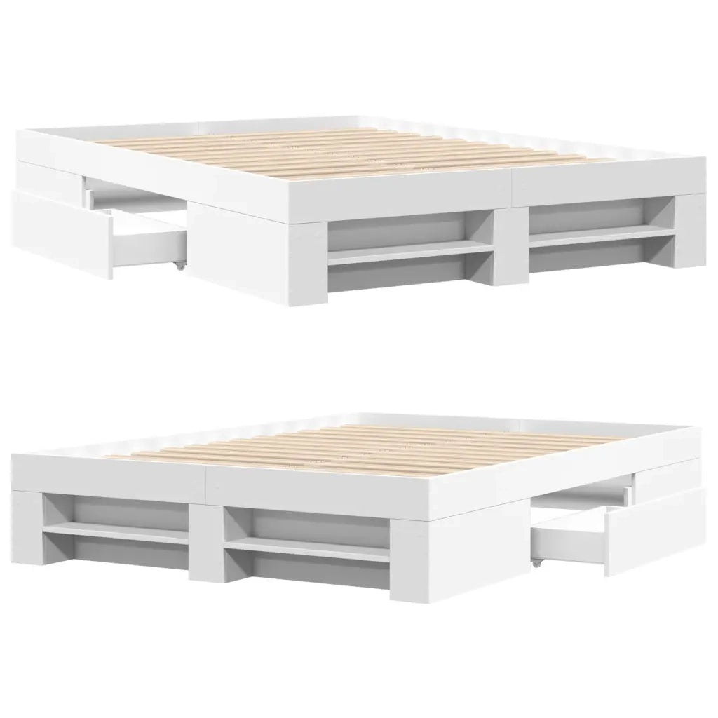 Giroletto Bianco 140x190 cm in Legno Multistrato 3295499