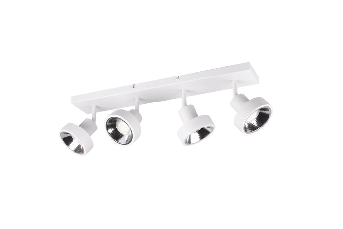 Faretto da Interno a LED in Metallo Bianco Opaco