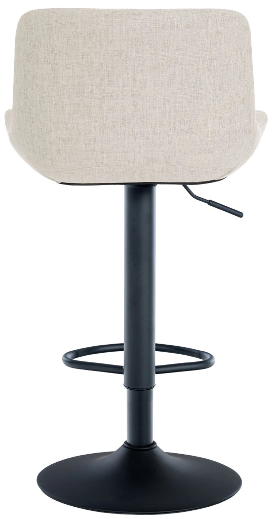 Set di 2 sgabelli da bar Tover crema,Tessuto