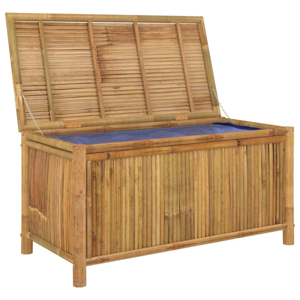 Contenitore/box da giardino 110 x 52 x 55 cm bambù 02_0012999