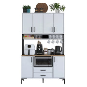 Madia Mairago, Credenza 2 Cassetti, 120x38x199h cm Bianco