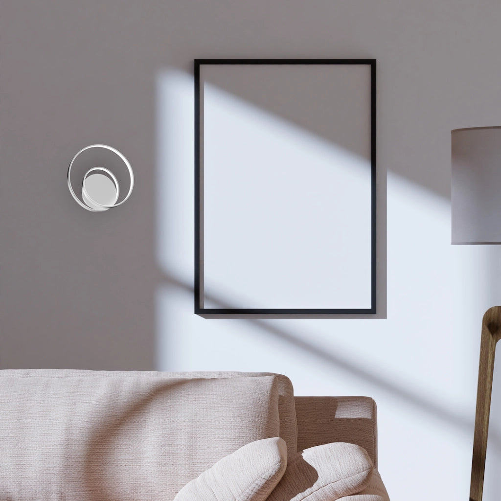Applique LED moderna cromo 13W 4000K Lucero Milagro