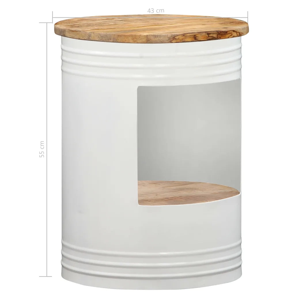 Tavolino da CaffÃ¨ 43x55 cm in Legno Massello di Mango cod mxl 9615
