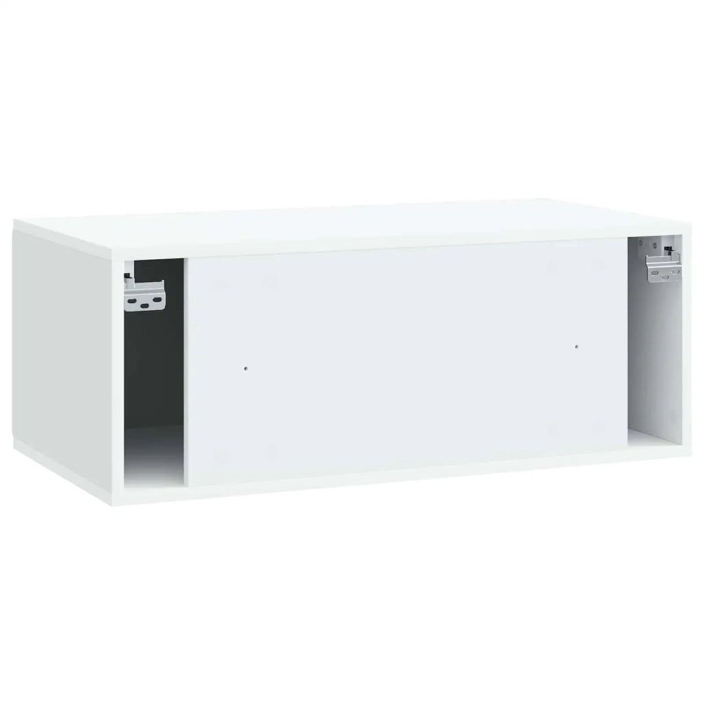 Mobile Porta TV da Muro Bianco 78,5 x 41 x 30 cm 898345