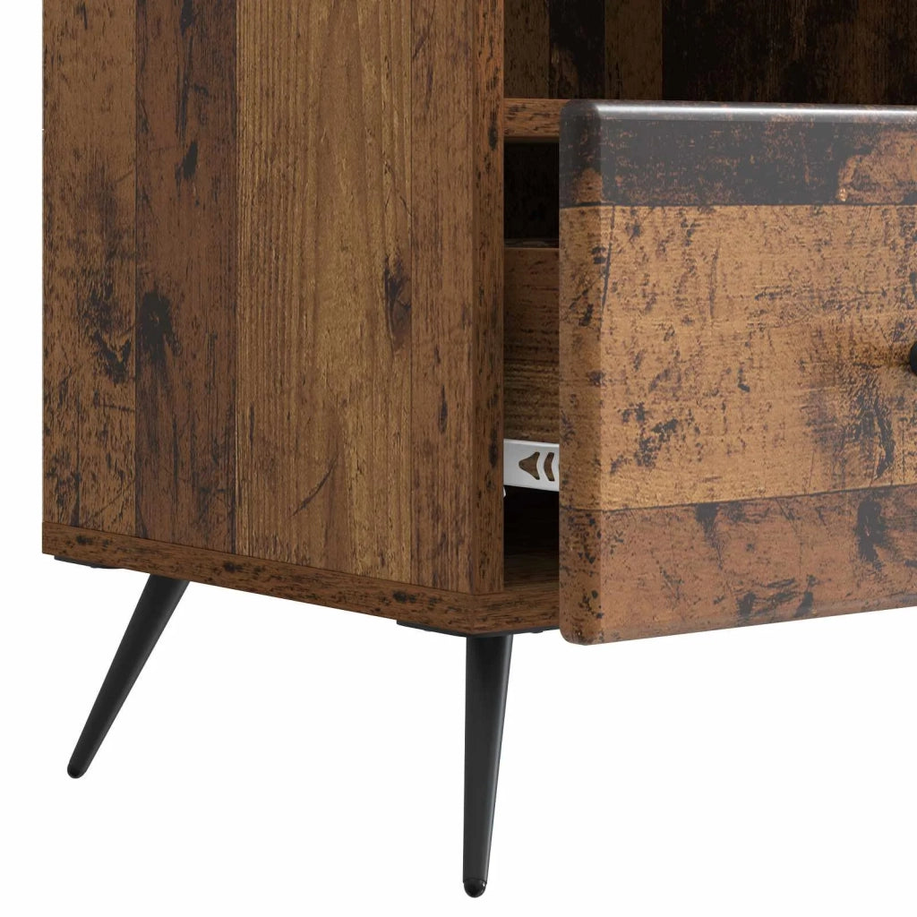 Mobile TV Legno antico 102 x 34,5 x 50 cm Legno ingegnerizzato