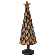 Albero di Natale | Decorazioni natalizie Marrone 90 cm Legno massello di teak