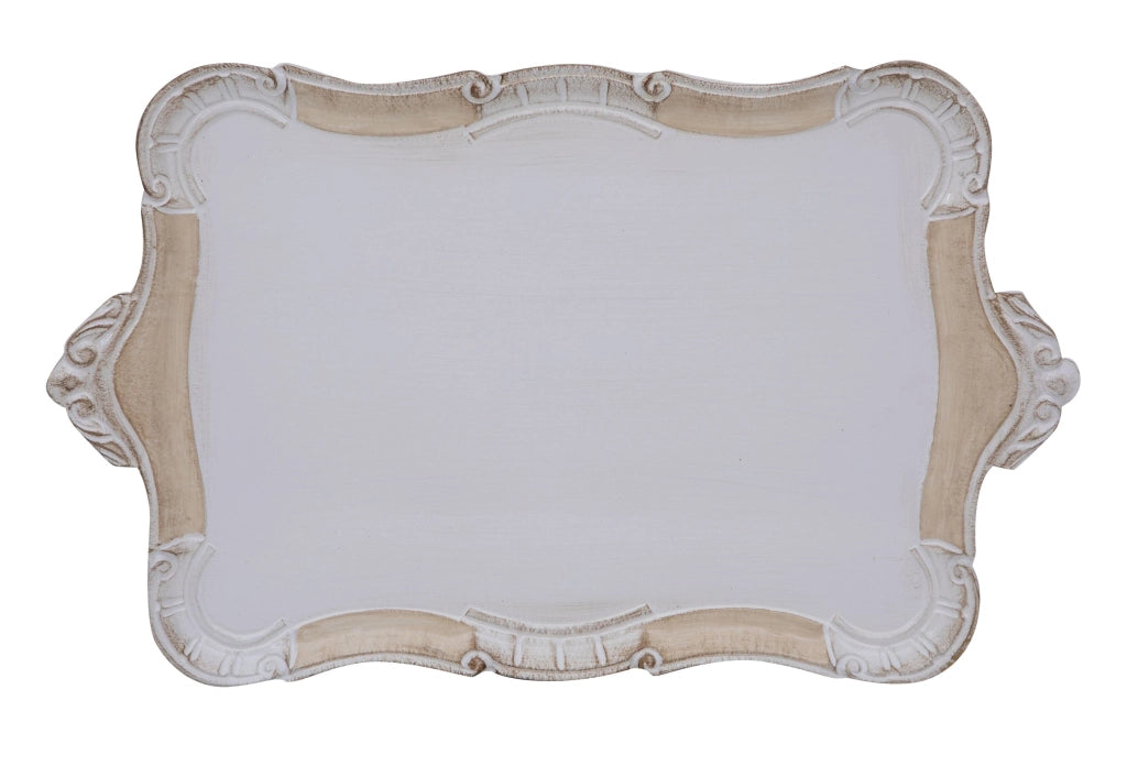 Biscottini SET DUE VASSOI IN LEGNO FIORENTINI decorati incisi mano Offerta Speciale