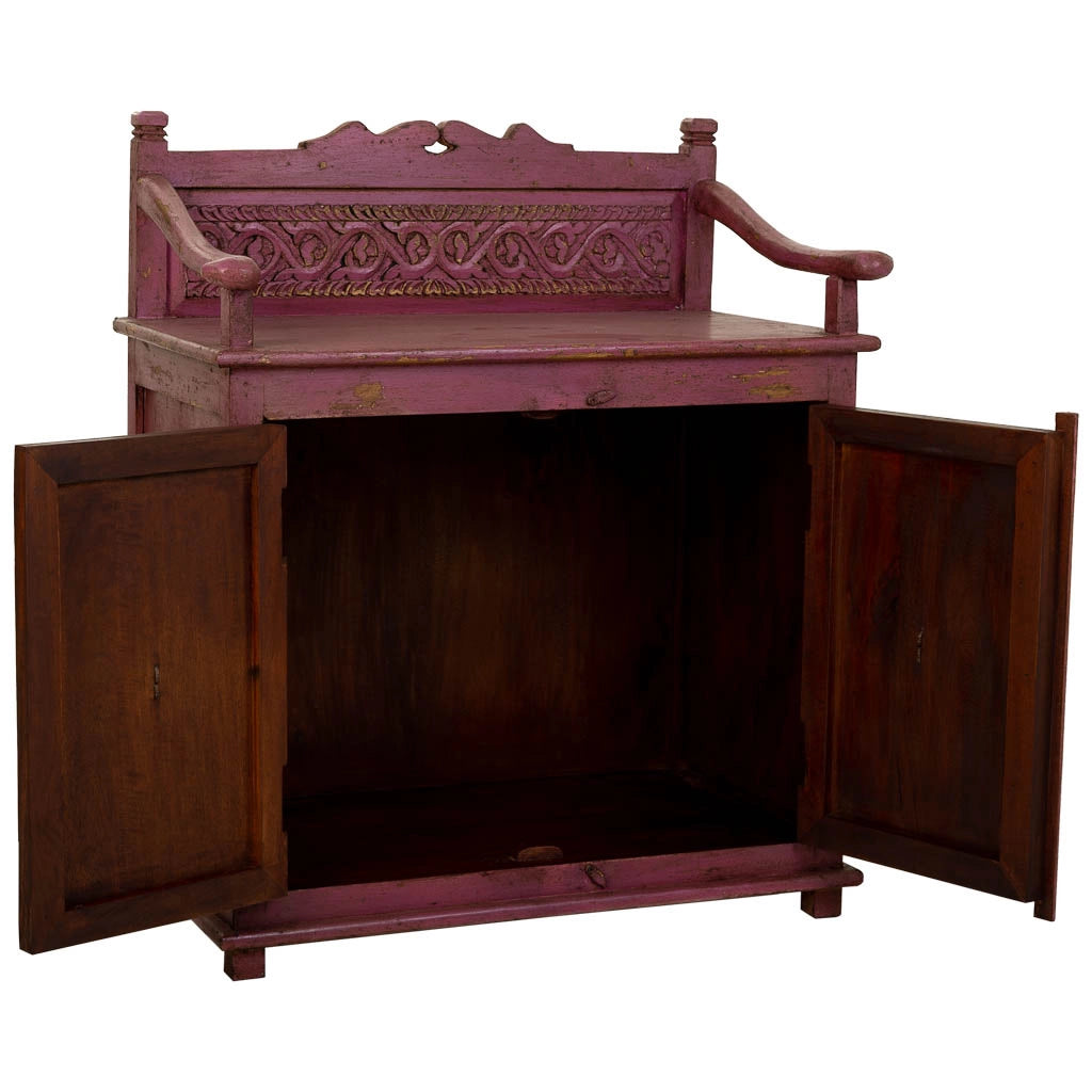 Credenza in legno rosa 70x42x85