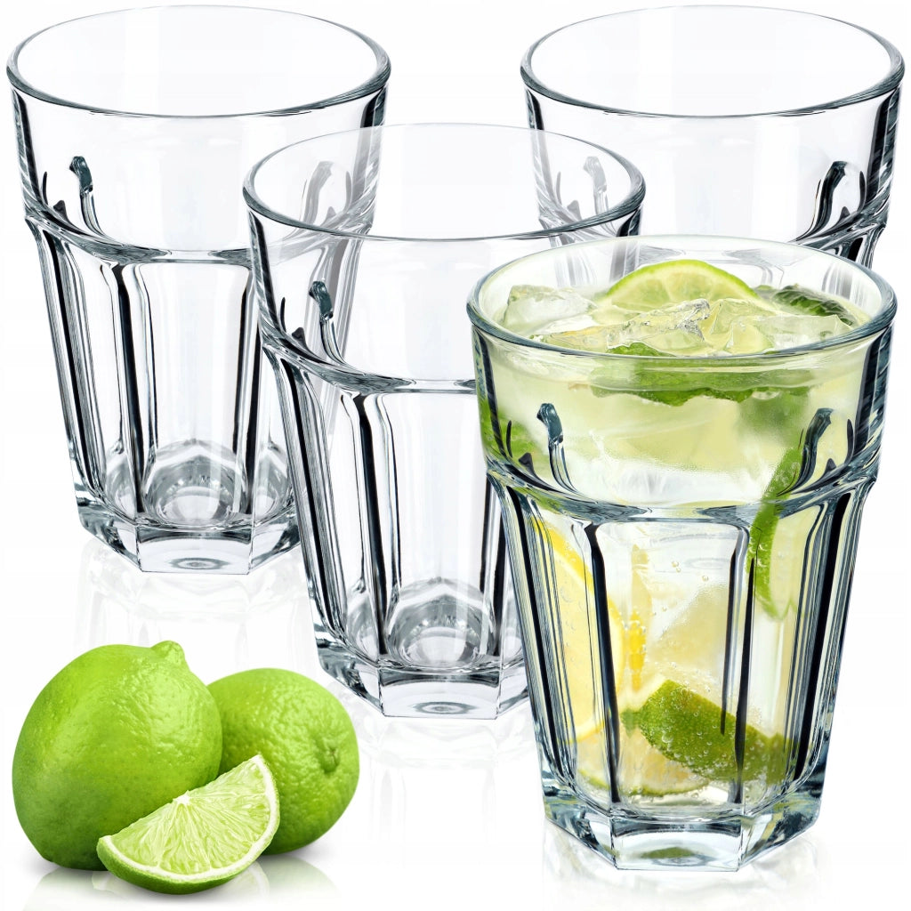 Set di 4 bicchieri alti da whisky KADAX da 370 ml