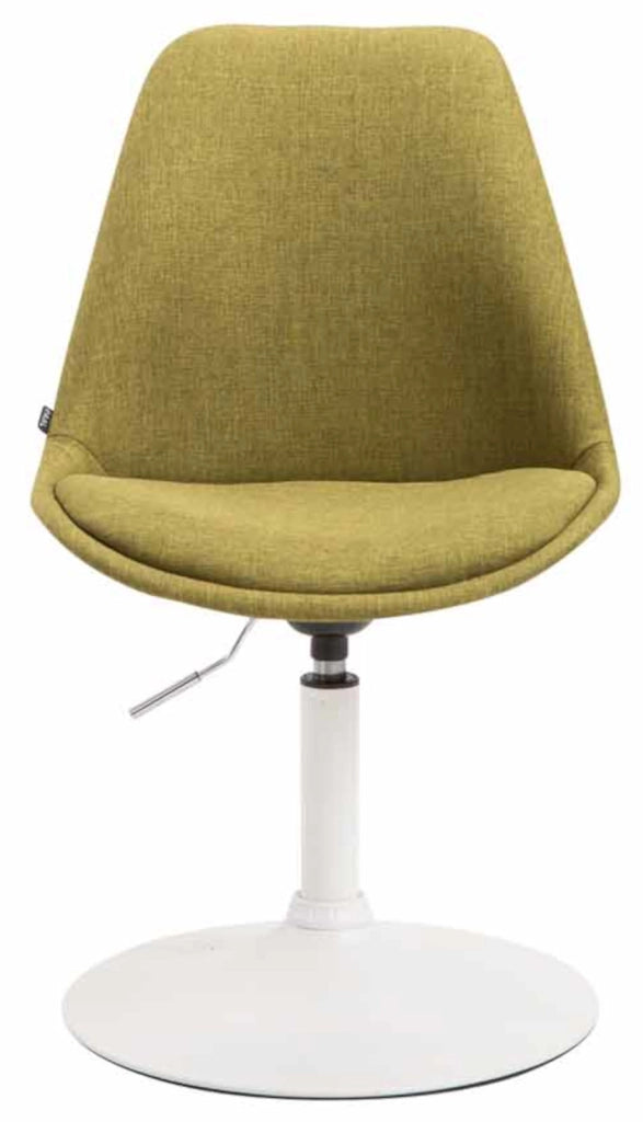 Set di 4 sedie da pranzo in tessuto Maverick verde,bianco