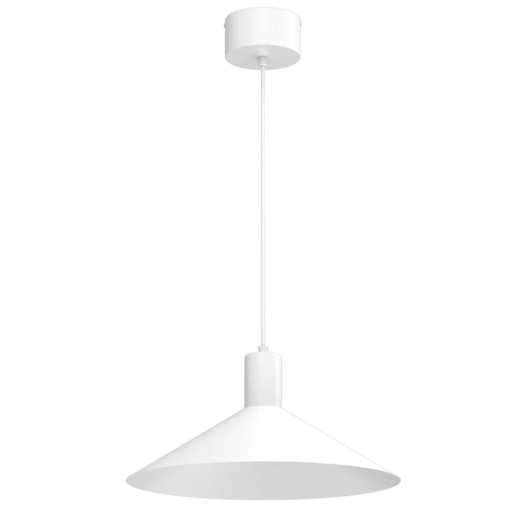 Lampada sospesa Nox 1xGU10 bianca acciaio Ø40 cm