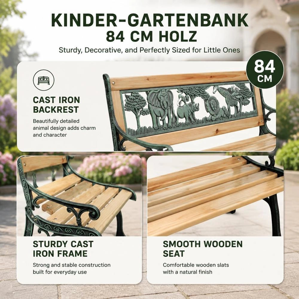 ChildrenFTs Garden Bench 84 Cm Wood