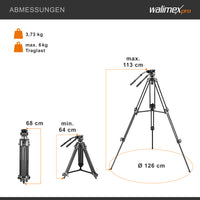 EI-717 Treppiede video Pro 133 133cm