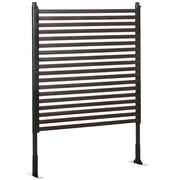 Pannello divisorio giardino metallo ¨C Zephmum ¨C Grigio 93x22x124 cm