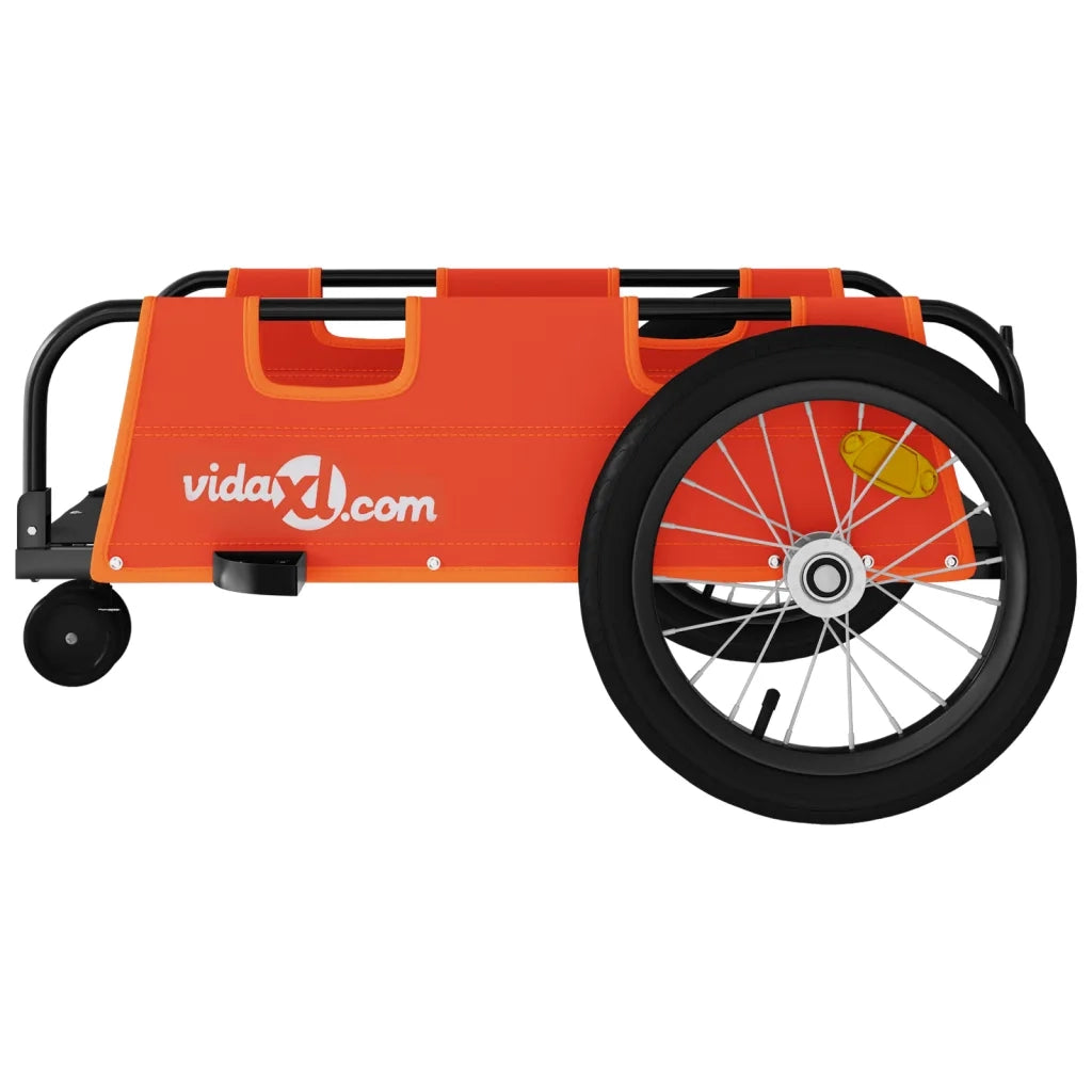 Rimorchio da Bici Arancione e Grigio Oxford e Ferro CFW5588864
