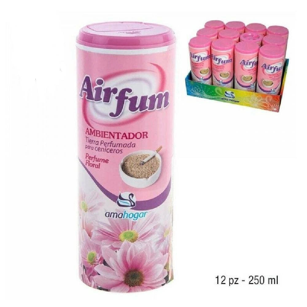 Trade Shop - Set 12 Pezzi Deodorante Sabbia Profumata Per Posacenere Fragranza Floreale -
