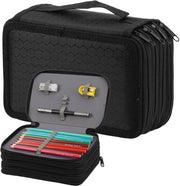 Etui 4-vacche, 72 vachette, grande scatola, grande scatola con grande capacità, contenitore per matite colorate, grande scatola con chiusura a raccatto per ufficio, accademia d'arte, viaggi