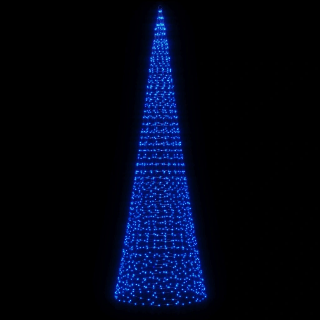Albero di Natale a LED 1534 LED Blu 500 cm 358119