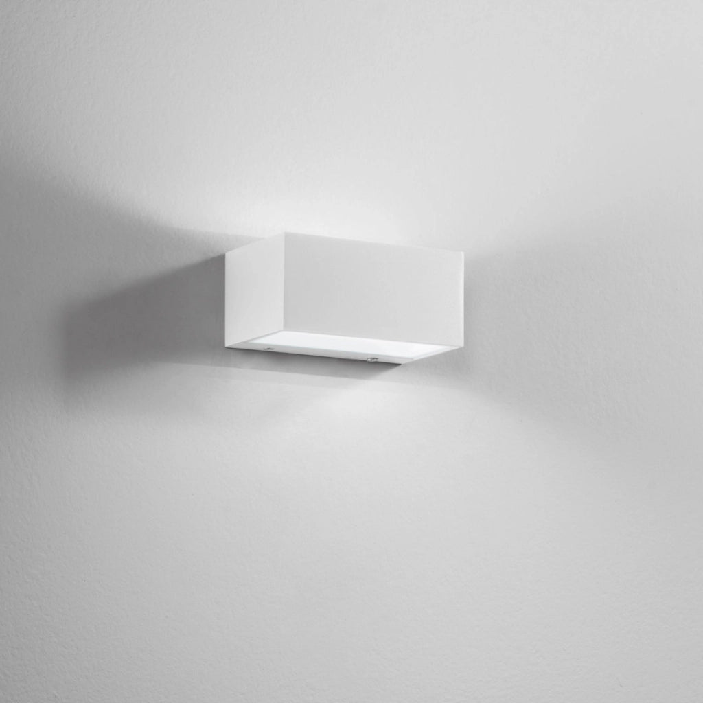 APPLIQUE BIEMISSIONE LED TWIN BIANCA 12W 1500LM CCT 3000K / 4000K IP54 6,5X8,9X14CM