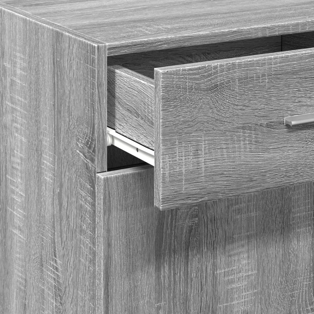 Buffet credenza cassettiera armadio mobile contenitore organizer cucina soggiorno Sonoma 50 x 42,5 x 93 cm legno ingegnerizzato grigio 02_0036372