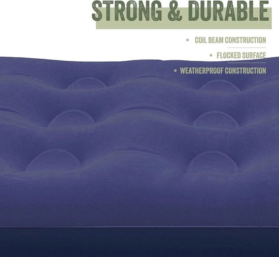 Matras Inflatabile 2 Persone - Letto Inflabile 2 Persone - Ideale per Feste di Soggiorno e Avventure All'aperto