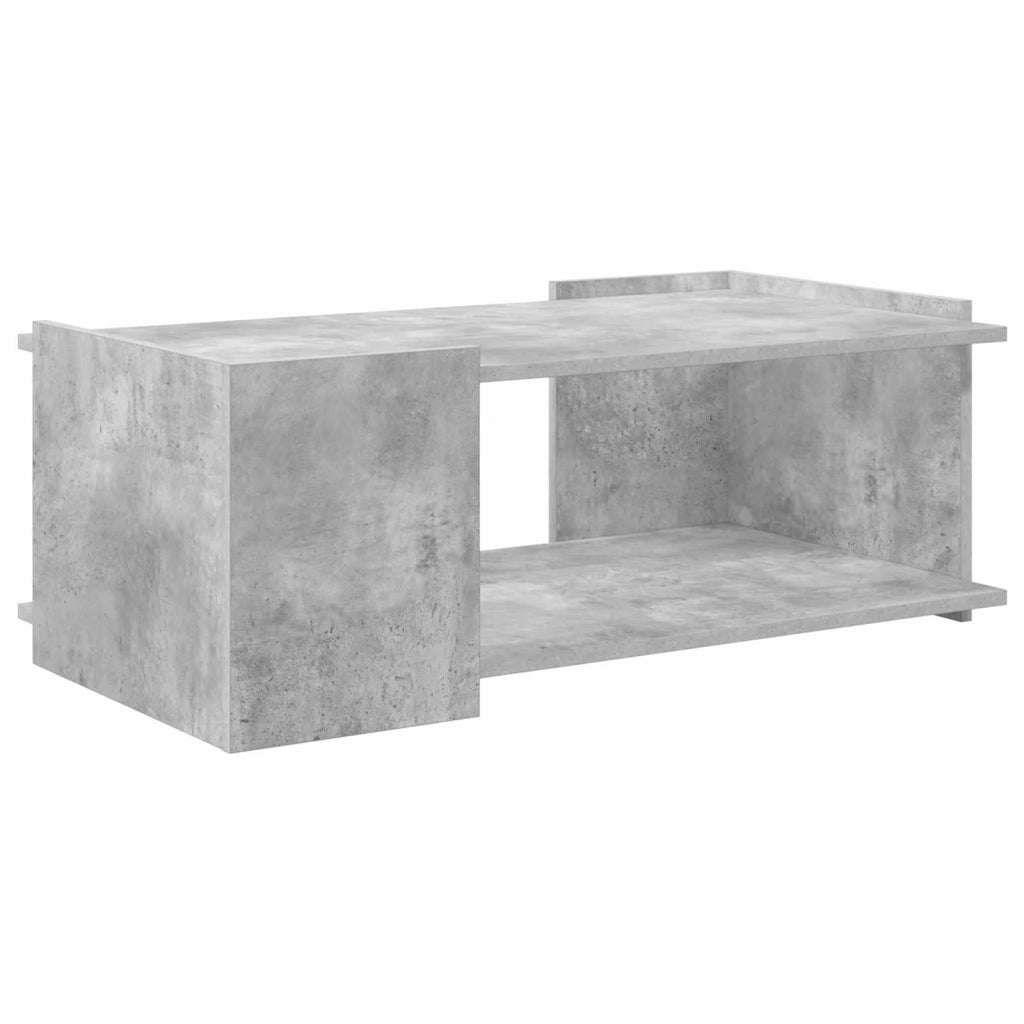 Tavolino da salotto Grigio Cemento 90 x 50 x 33 cm 8000997