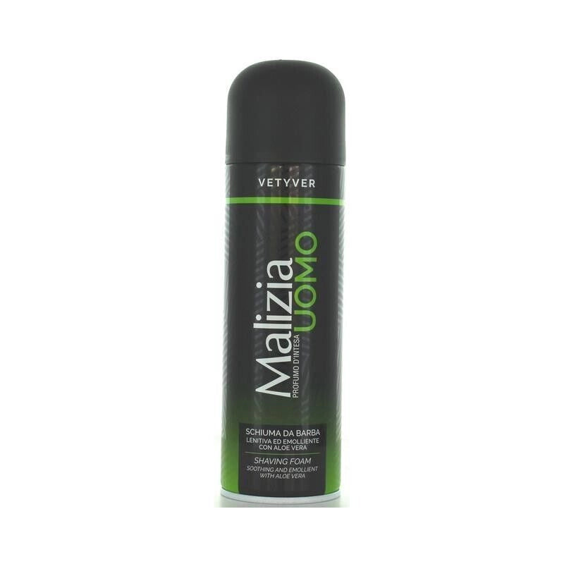 MALIZIA SCHIUMA DA BARBA VETYVER 250 ML LENITIVA ED EMOLLIENTE CON ALOE VERA