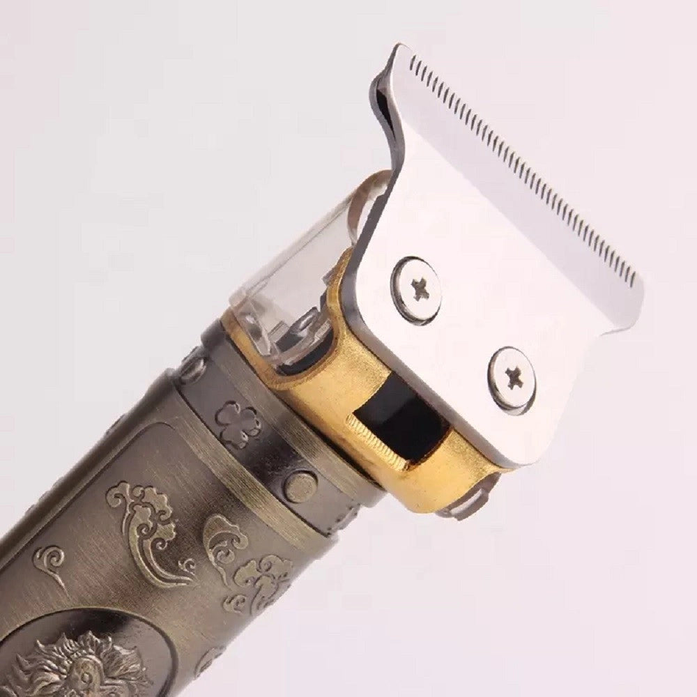 Trade Shop - Tagliacapelli Professionale Ricaricabile Senza Fili Trimmer Barba Baffi Gm-876 -