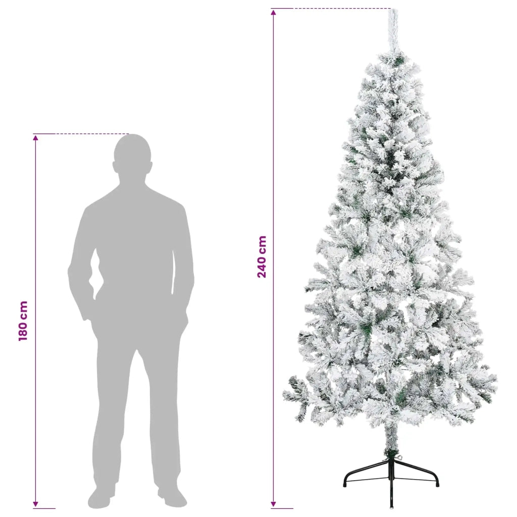 Albero di Natale artificiale 240 cm PVC e Acciaio 42055199