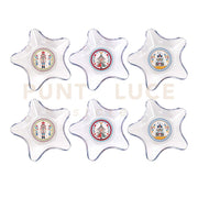 CIOTOLINE SOFT NATALIZIE IN CRISTALLO ACRILICO DECORATO DISEGNO FIABA SET DA 3