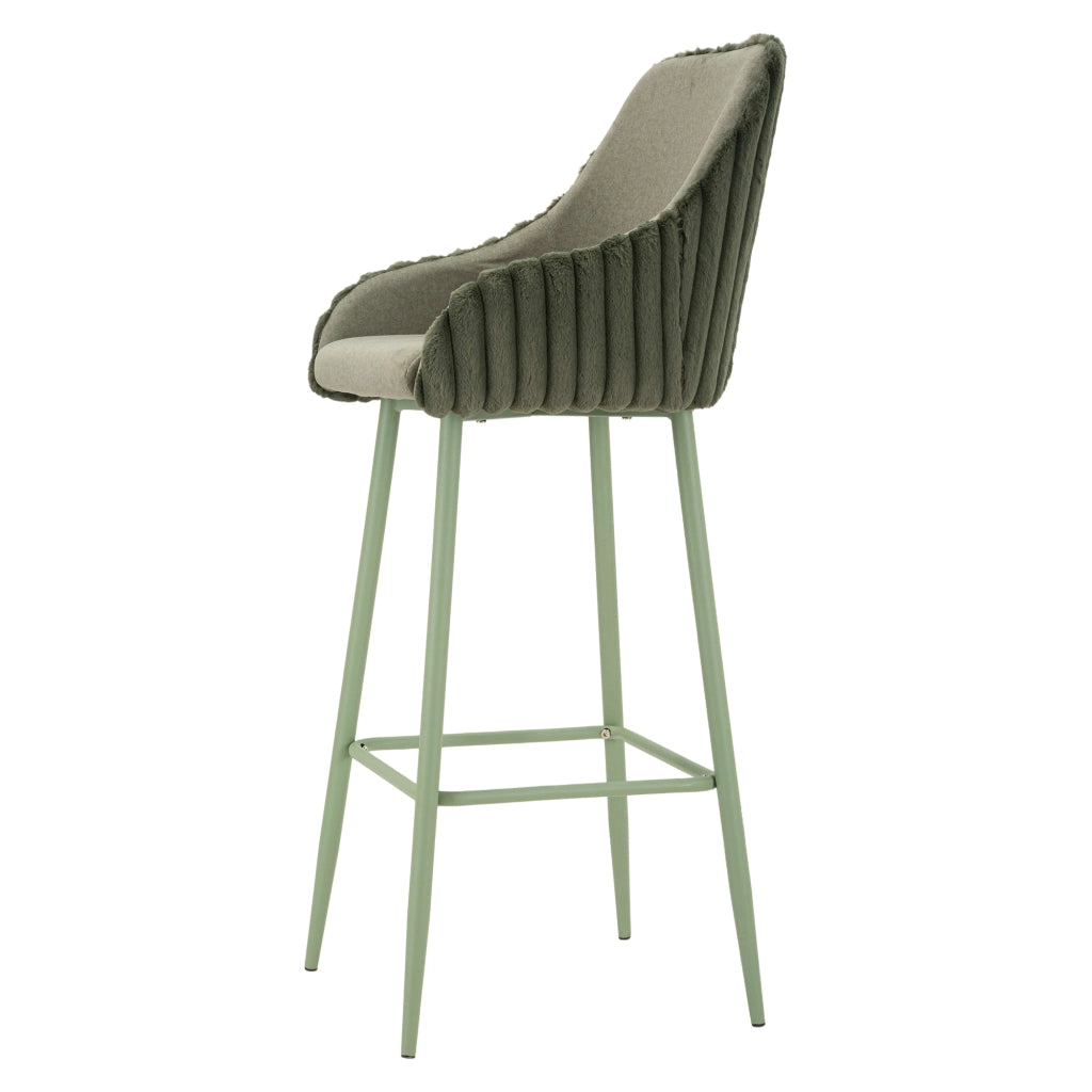 Spiti, Sgabello Imbottito, 52x46x111h cm Verde