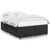Letto matrimoniale | Letto per adulti | Giroletto Nero 140x200 cm in Similpelle