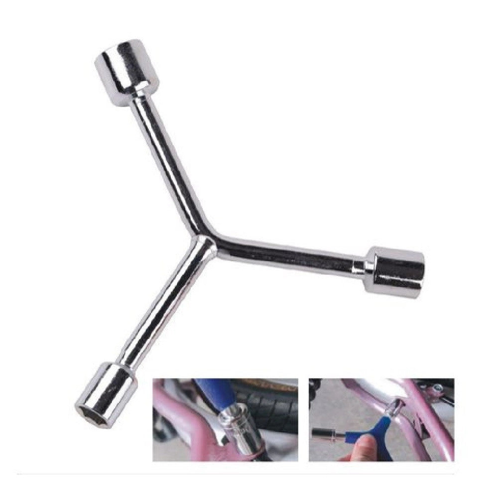 Trade Shop - Chiave Poligonale Grande A Y Bussole Esagonali 10-12-14mm Bici Ferramenta 91597 -