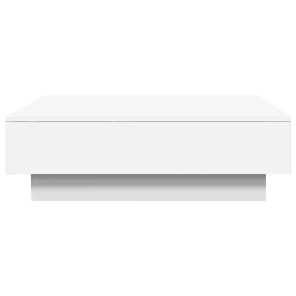 Tavolino da Salotto Bianco 90x90x28 cm in Truciolato 848087