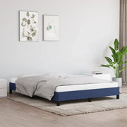 Giroletto senza Materasso Blu 140x190 cm in Tessuto 346718