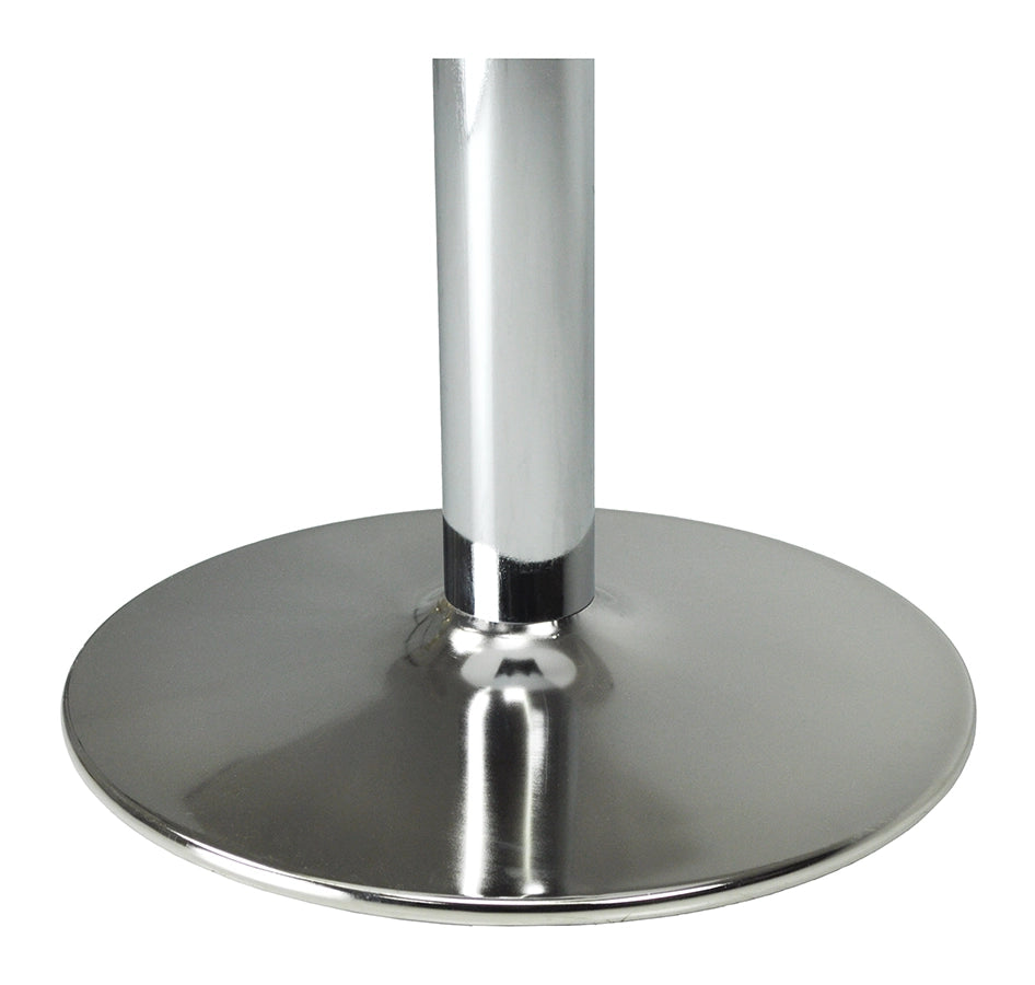 Tavolo rotondo 70 cm nero, tavolino da bar - Romeo - TR10-D7ROPA