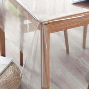 Foglia da tavolo trasparente 213 x 137 cm - impermeabile - lavabile - idrorepellente - per tavola da pranzo.