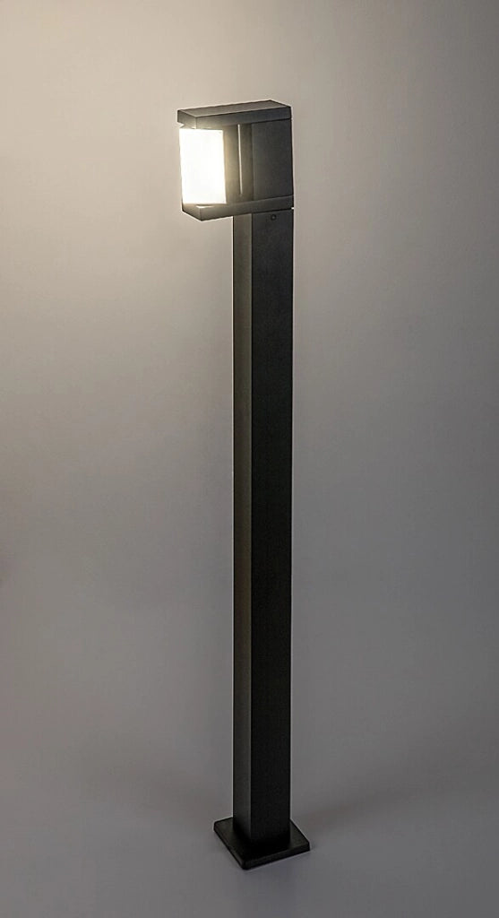 Paletto giardino nero 105cm LED 10W 4000K IP54 Rabalux