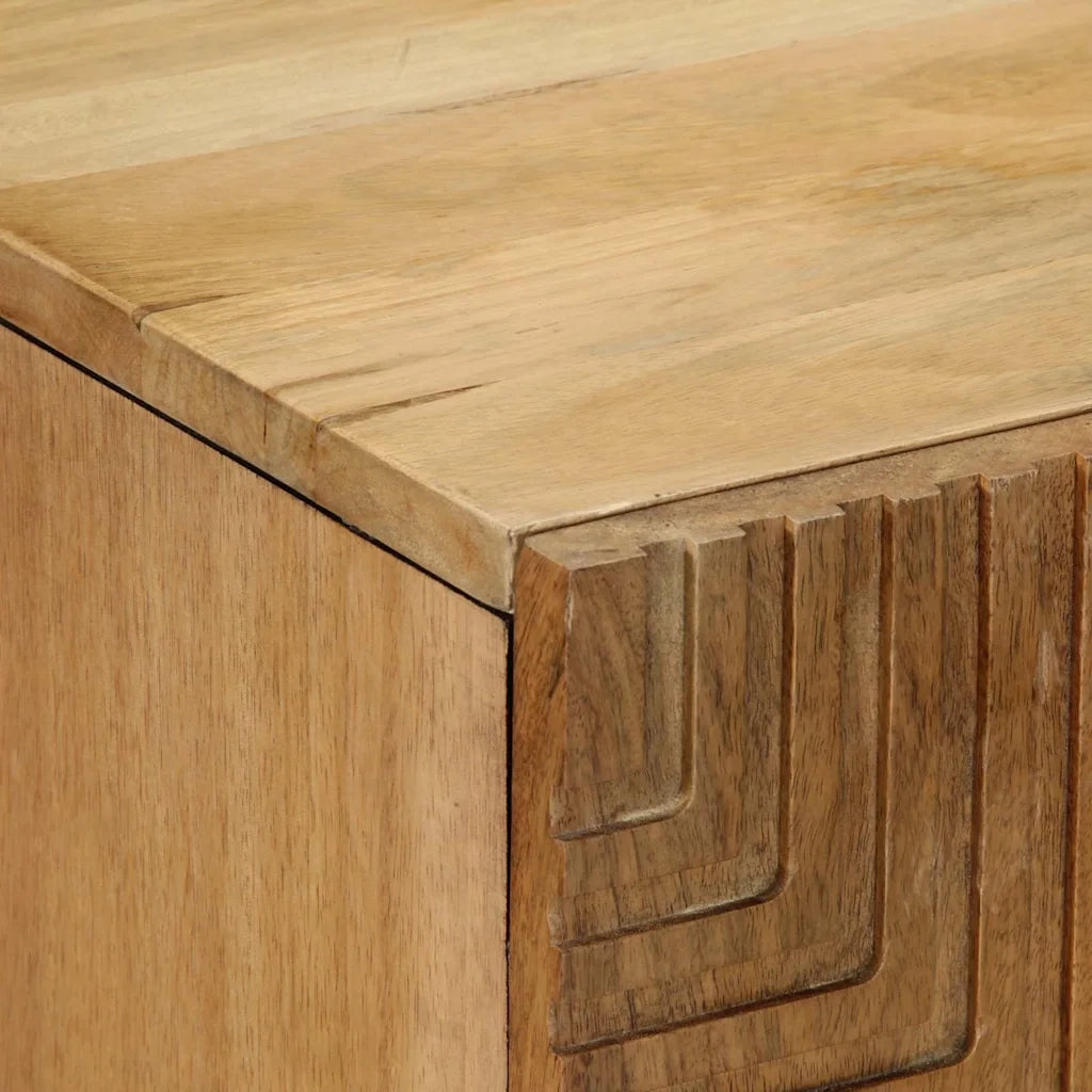 Credenza Marrone 60x33x75 cm in Legno Massello di Mango 4017722
