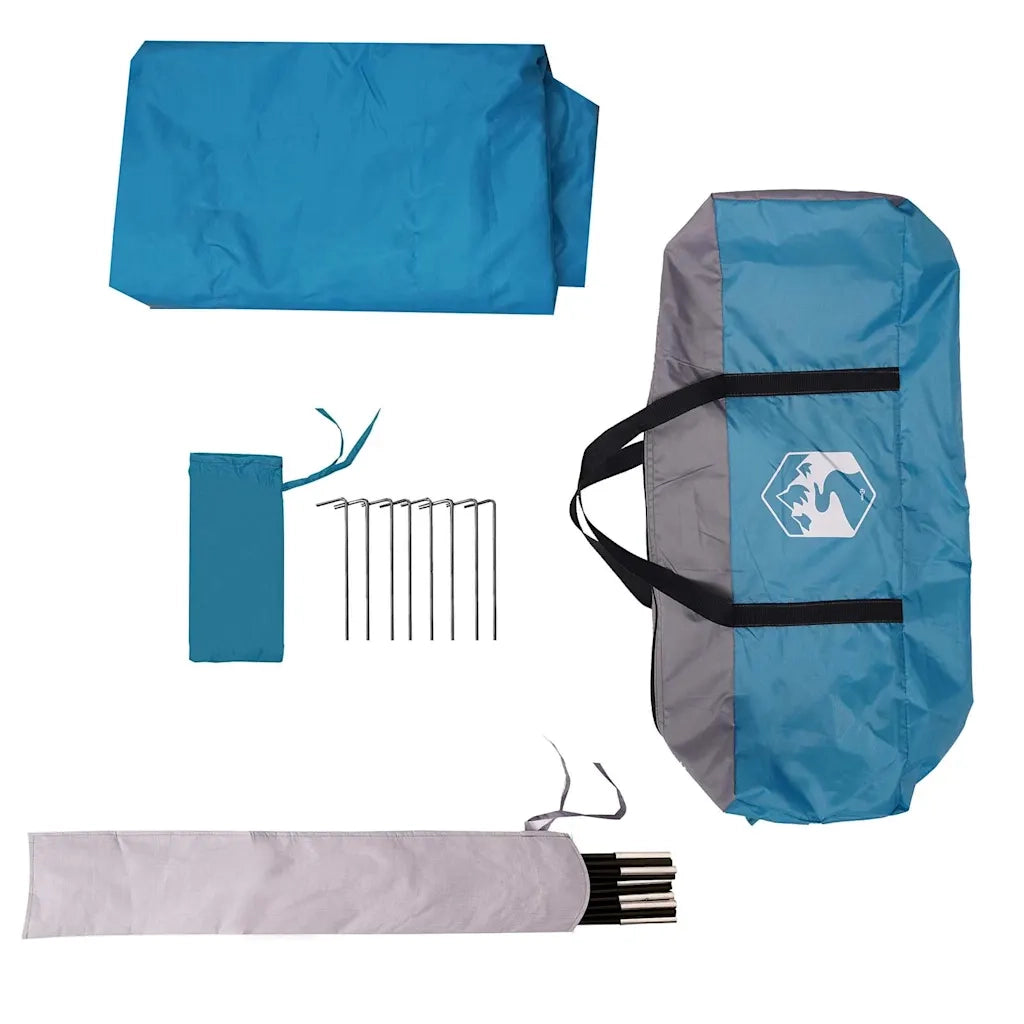 Telone da Campeggio Blu 430x380x210 cm Impermeabile 94683