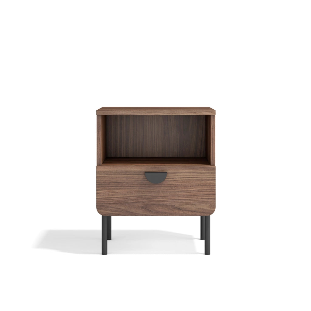 Comodino Herdasa 1 cassetto noce 55×40×34?cm