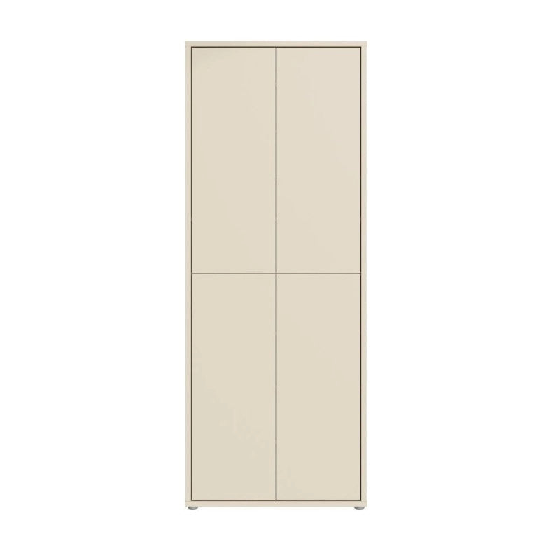 Mobile multiuso Medea 4 ante colore cashmere 74.5x34.9xH 191.9 cm.