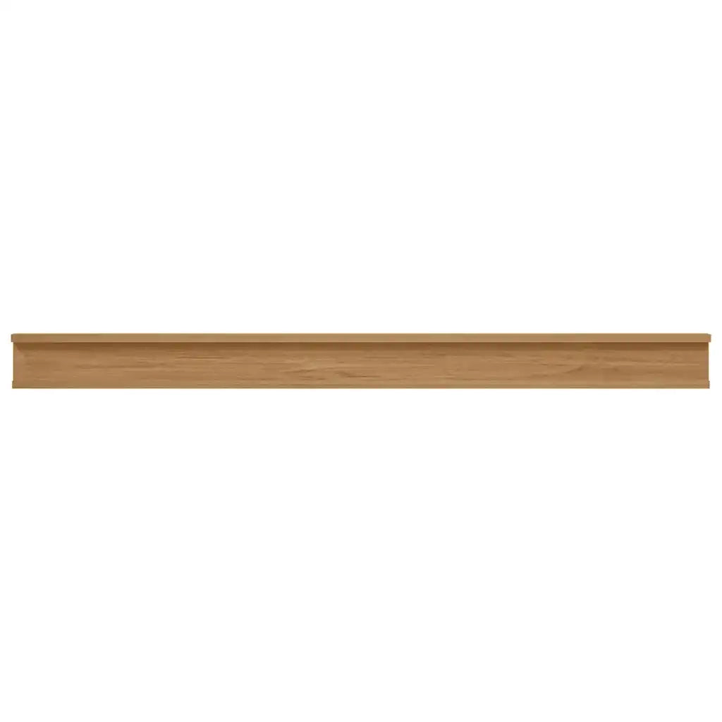 Scaffale da parete con lo scaffale 2 pcs Marrone 115 x 9 x 3 cm 42020015