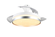 Plafoniera con Ventilatore estate/inverno, titano, D 100 cm Lindberg