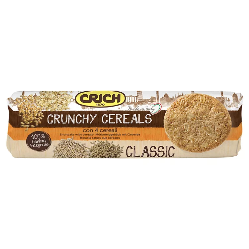 Crich crunchy cereals classic con 4 cereali 8 confezioni da 250 grammi