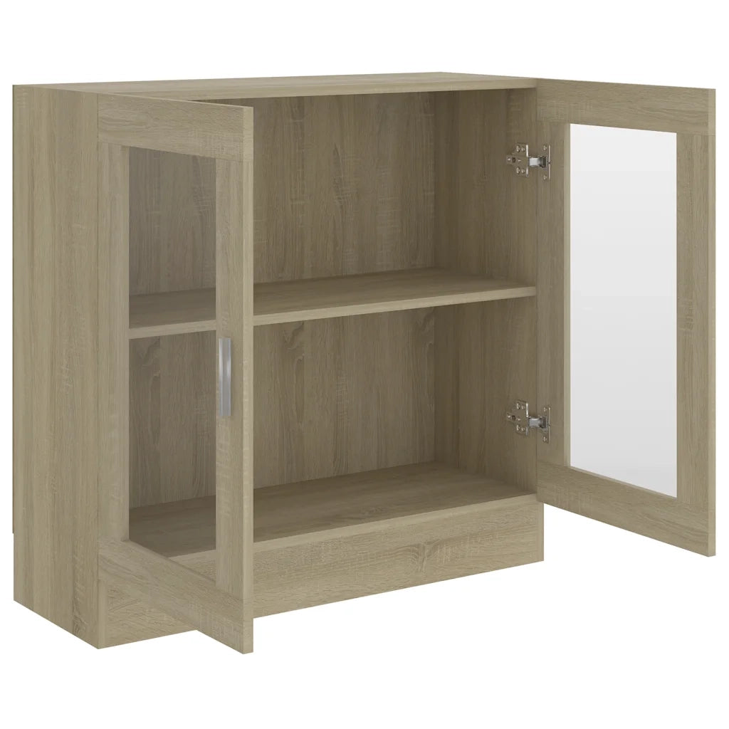 Vetrina Rovere Sonoma 82,5x30,5x80 cm in Legno Multistrato 802744
