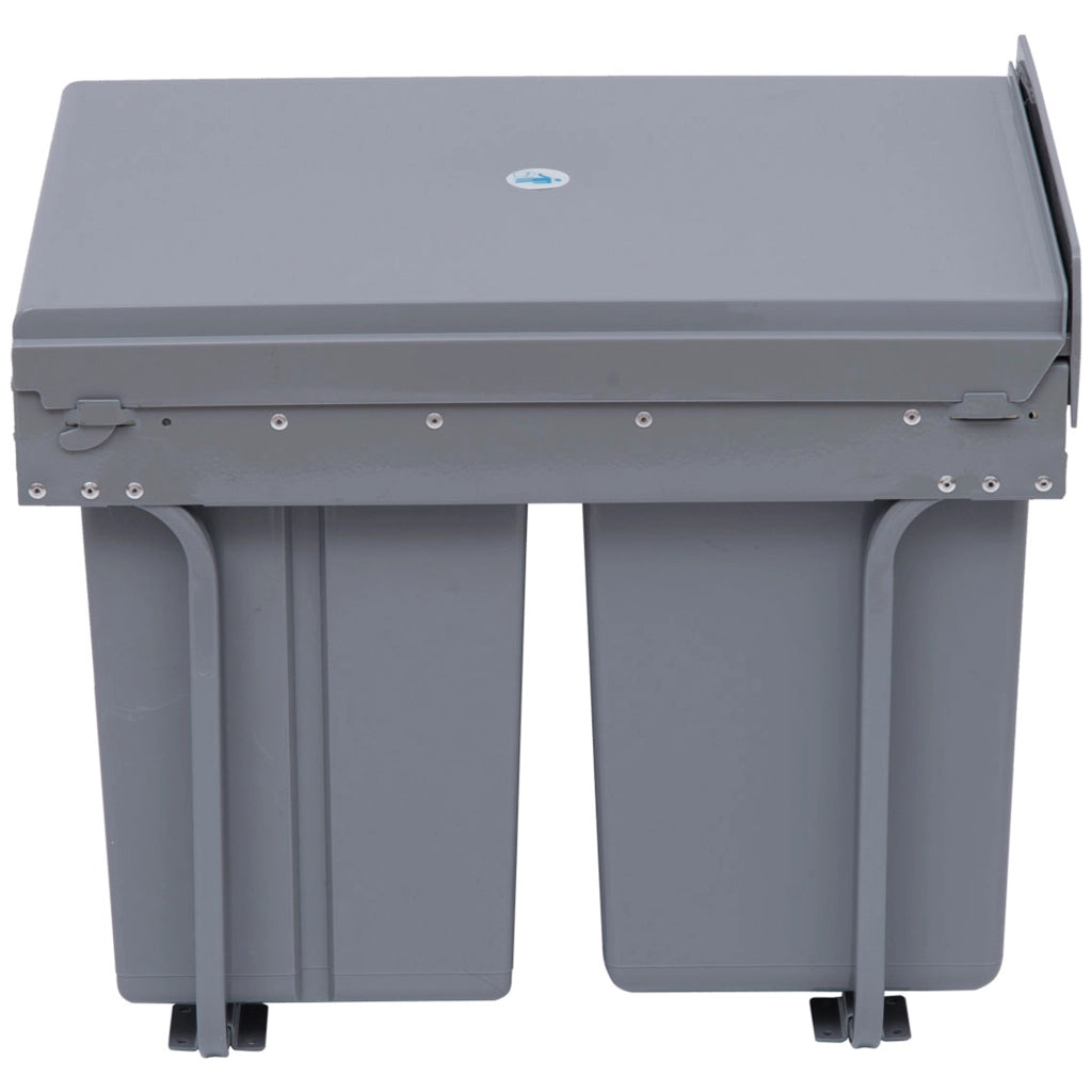 Cestino Raccolta Differenziata 40L ¨C zephmum ¨C Grigio 48x34.2x41.8 cm